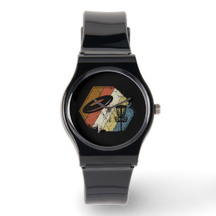Montre Disque Golf Panier Rétro