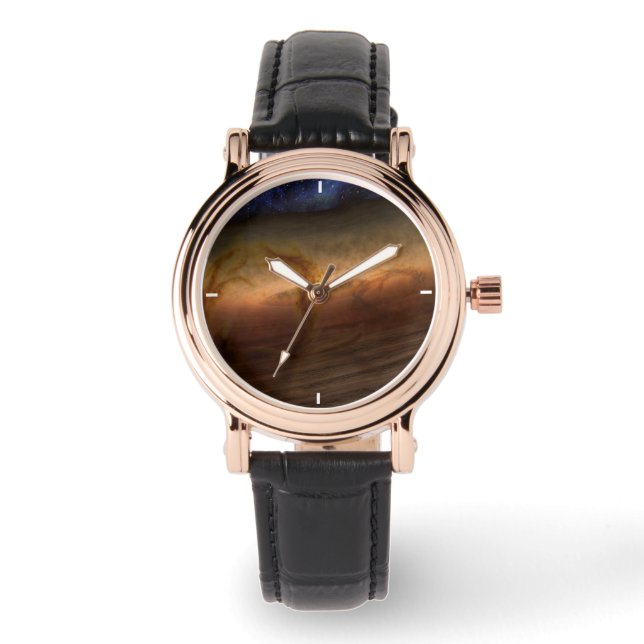 Montre Disques De Matériel De Forme Planète Circulant Les (Recto)