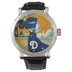 MONTRE DIVA EN BLEU, MONOGRAMME DE MODE BEAUTÉ