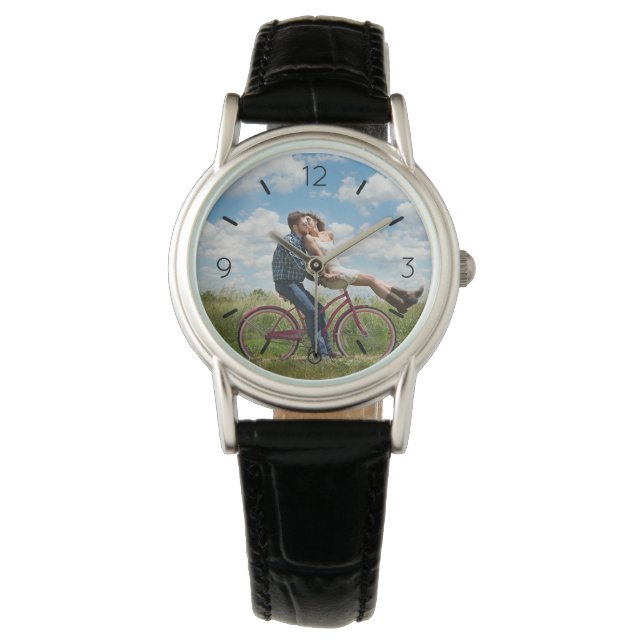Montre do-it-yourself | Photo personnalisée, logo ou imag (devant)