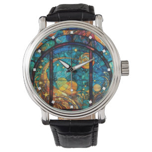 Montre D'Oeuvre En Verre Céleste