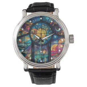 Montre D'Oeuvre En Verre Céleste