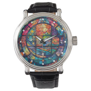Montre D'Oeuvre En Verre Céleste