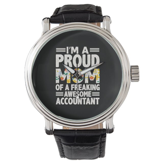 Montre Don comptable | Un Comptable Flambant (devant)