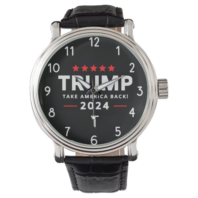 Montre Donald Trump 2024 redonne l'élection américaine (devant)