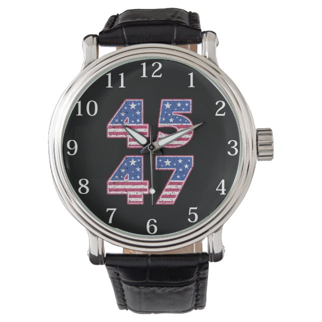 Montre Donald Trump 45-47 (devant)