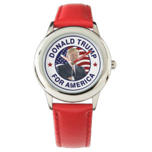 Montre Donald Trump - Drapeau américain
