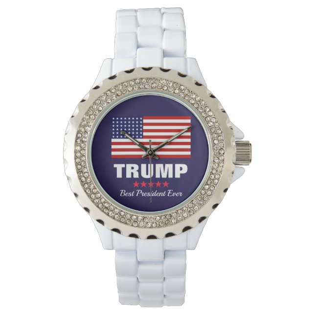 MONTRE DONALD TRUMP MEILLEUR PRÉSIDENT JAMAIS REGARDER (devant)