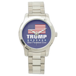 MONTRE DONALD TRUMP MEILLEUR PRÉSIDENT JAMAIS UNISEX REGA