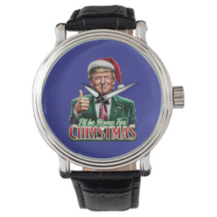 Montre Donald Trump Noël Le chapeau du Père Noël monte