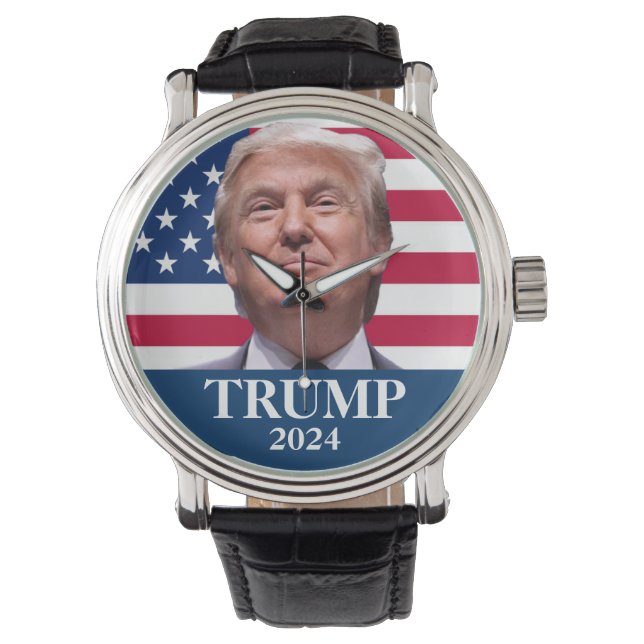 Montre Donald Trump Photo 2024 Garder l'Amérique grande (devant)