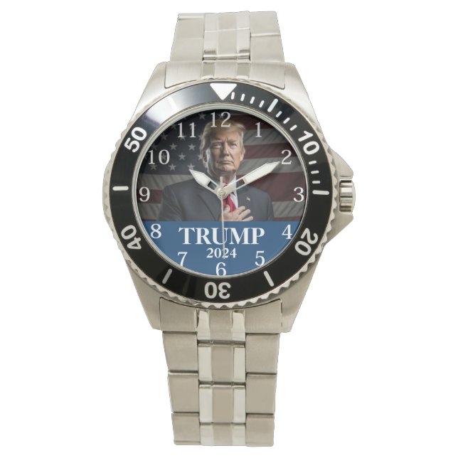 Montre Donald Trump Photo 2024 Garder l'Amérique grande (devant)