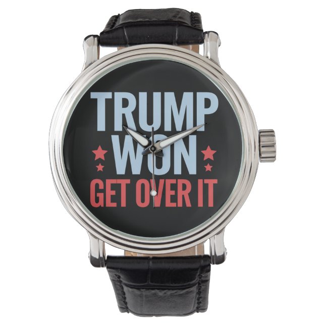 Montre Donald Trump remporte la victoire 2024 Trump (devant)