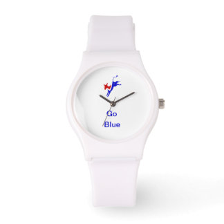 Montre Donkey démocrate et Go Blue White Watch