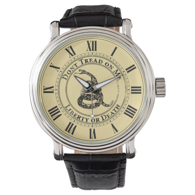 Montre Don't Tread on Me (devant)