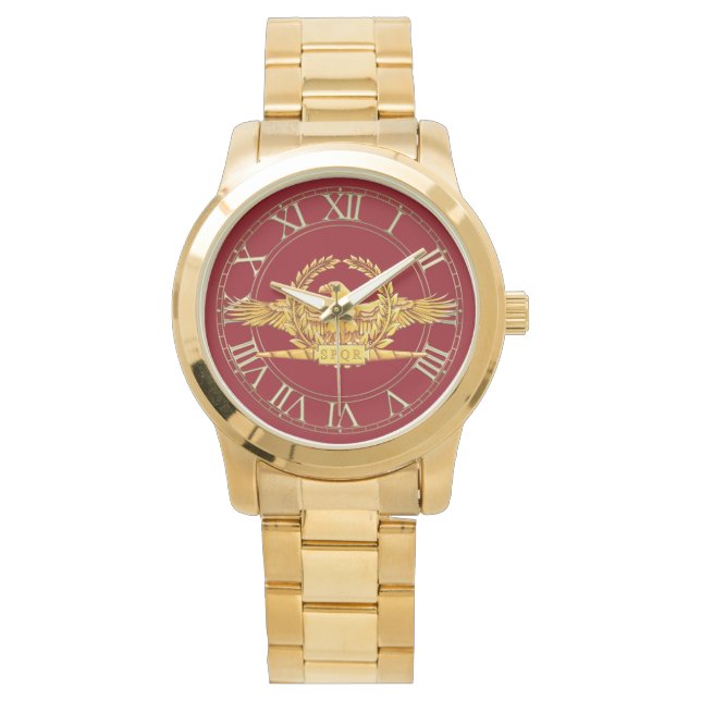 Montre d'or de l'aigle impérial romain (devant)