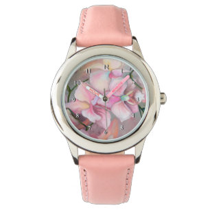 Montre d'orchidée rose