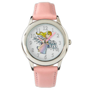 Montre Douce Ange Tenant une Étoile