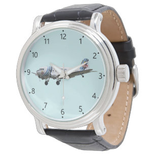 Montre Douglas Dakota DC3 G-AMSV numéroté cadran