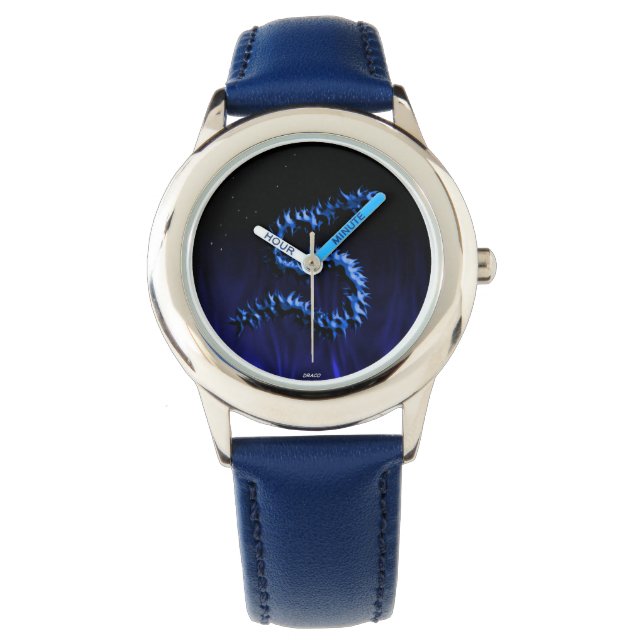 Montre Draco Dragon Enfants Bezel acier inoxydable (devant)