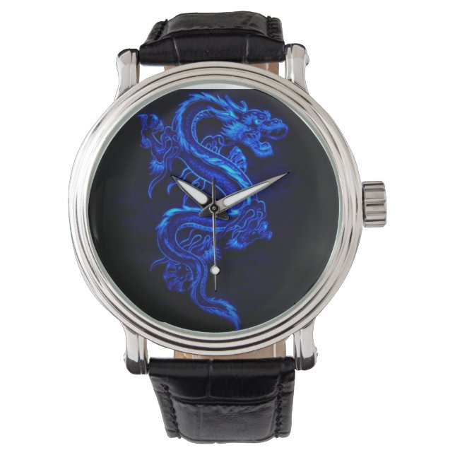 MONTRE DRAGON BLUES (devant)