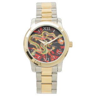 Montre Dragon Fire décor sur Lucky Energy Dial