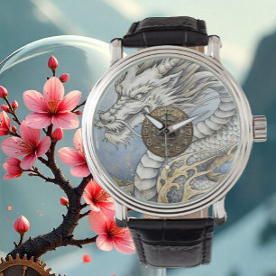 Montre dragon, Or, bijoux, Art vintage