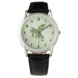 Montre Dragon volant vert