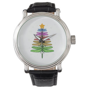 Montre Dragonfly Christmas Tree Chemise Insect Lover Xmas