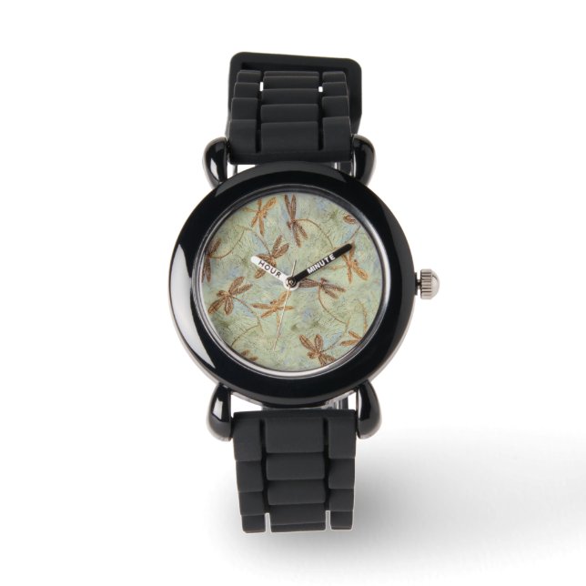 Montre Dragonfly Dance Gold (Recto)
