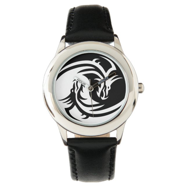Montre dragons du yin yang (devant)