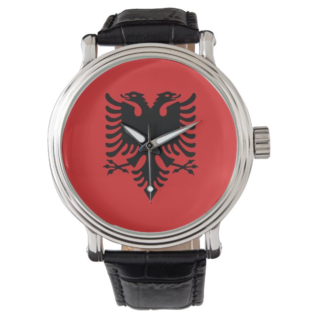 Montre Drapeau Albanie (devant)