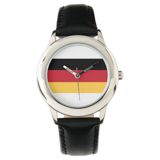 Montre Drapeau allemand Thème Enfants regarder (devant)