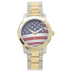 MONTRE DRAPEAU AMÉRICAIN