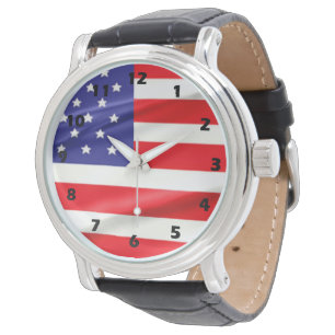 Montre Drapeau américain