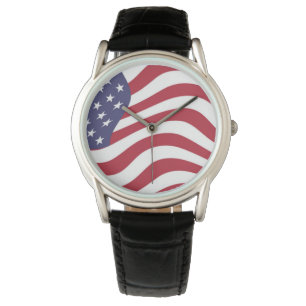 MONTRE DRAPEAU AMÉRICAIN