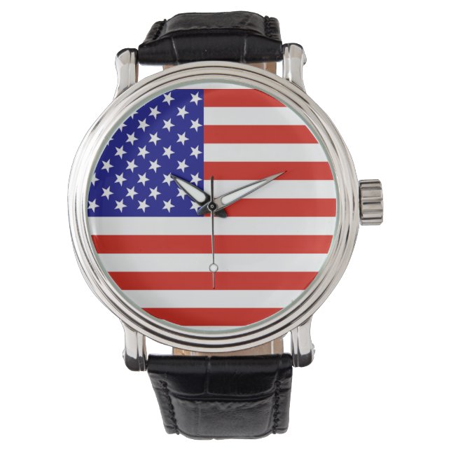 MONTRE DRAPEAU AMÉRICAIN (devant)