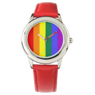 Montre Drapeau arc-en-ciel gay pride