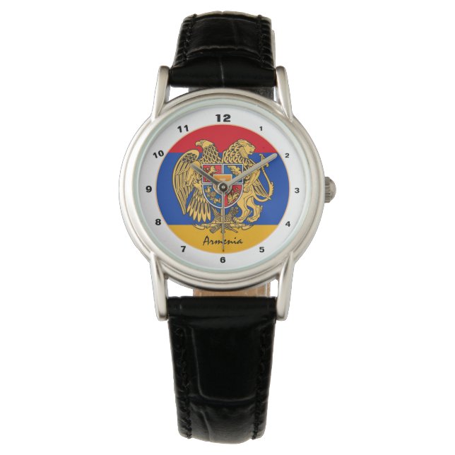 Montre Drapeau arménien & Arménie mode tendance / design  (devant)