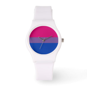 MONTRE DRAPEAU BISEXUEL DE FIERTÉ