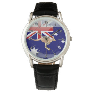 Montre Drapeau brillant australien