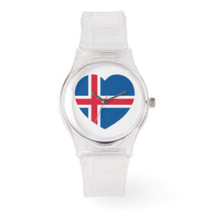 Montre Drapeau cardiaque islandais