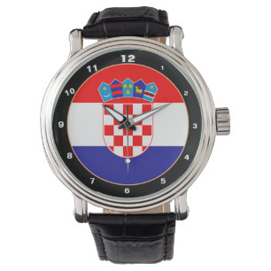 Montre Drapeau croate et mode/design croate