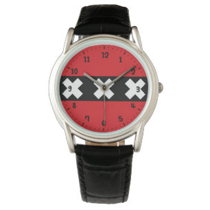 Montre Drapeau d'Amsterdam, Pays-Bas