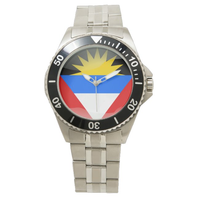 Montre Drapeau d'Antigua-et-Barbuda (devant)