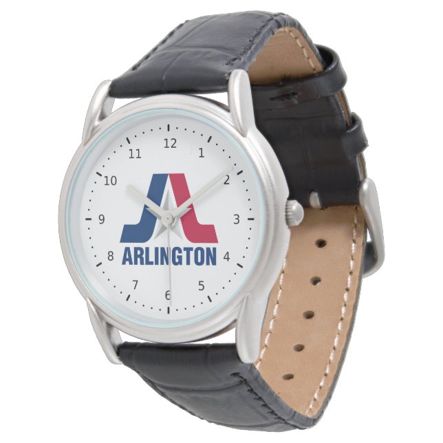 Montre Drapeau d'Arlington, Texas (Incliné)
