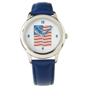 Montre Drapeau de baseball avec numéros