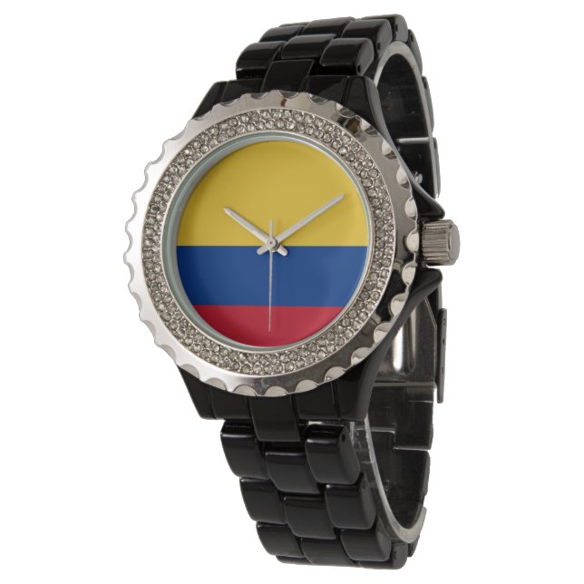 Montre Drapeau de Colombie (Incliné)