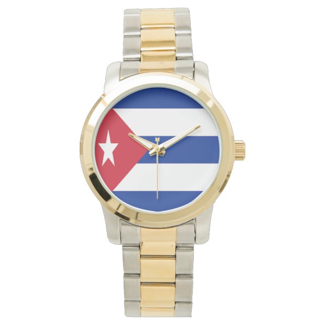 Montre Drapeau de Cuba (devant)