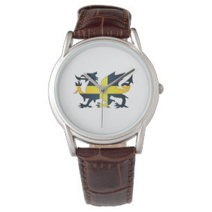 Montre Drapeau de David de saint de dragon de Gallois